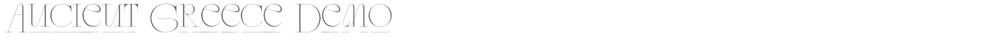 Sample characters Ancient Greece Font